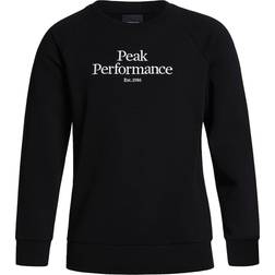 Peak Performance Junior Original Crew Hoodie - Black