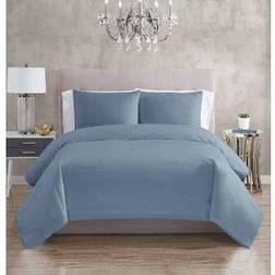 Christian Siriano 300 Thread Count Duvet Cover Blue (279.4x243.84cm)