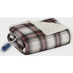 Woolrich Ridley Blankets Red, Black (177.8x152.4cm)