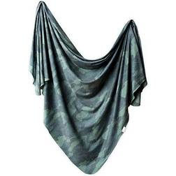 Copper Pearl Knit Swaddle Blanket Hunter