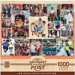 Masterpieces The Saturday Evening Post Norman Rockwell Collage 1000 Pieces