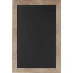 DesignOvation 27" x 18" Beatrice Framed Magnetic Chalkboard Rustic Brown Notice Board 18x27"