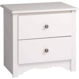 Prepac Fremont 2-Drawer Bedside Table 16x23.2"