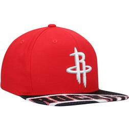 Mitchell & Ness Houston Rockets Slash Century Snapback Hat Men - Red/Black