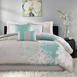 Madison Park Lola Bedspread Blue (228.6x228.6)