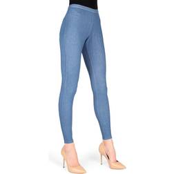 MeMoi High-Waisted Skinny Jean Leggings - Light Wash