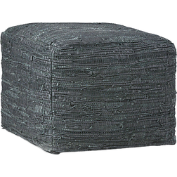 Simpli Home Fredrik Woven Pouffe 14"