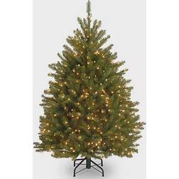 National Tree Company Pre-Lit Dunhill Fir Hinged Artificial Christmas Tree 54"