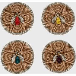 Joanna Buchanan Sparkle Bee Coaster 10.16cm 4pcs