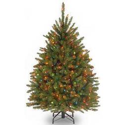 National Tree Company Pre-Lit Snowy Bristle Artificial Christmas Tree 4.5"