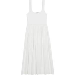 Theory Gloss Midi Dress - White