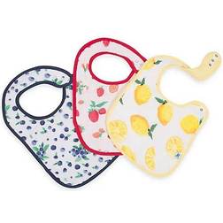 Little Unicorn Classic Cotton Muslin Bibs Berry Lemonade