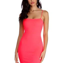 Windsor Neon Appeal Mini Dress - Coral