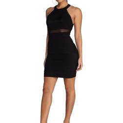 Windsor You Thought Mini Dress - Black