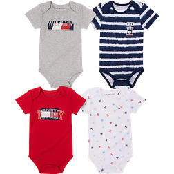 Tommy Hilfiger Babies Onesie 4pk - Corporate Multi (TX001903)