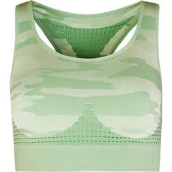 Sweaty Betty Stamina Sports Bra - Spring Green Camo Jacquard