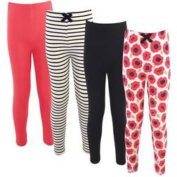 Touched By Nature Organic Leggings 4-pack - Poppy (10161571)