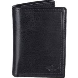 Dockers Men's RFID Trifold Wallet - Black