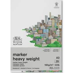 Winsor & Newton Bleedproof Marker A3 160g 25 sheets