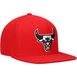 Mitchell & Ness Chicago Bulls Hardwood Classics Team Ground Snapback Hat Men - Red