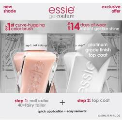 Essie Gel Couture Nail Polish + Top Coat Kit 2-pack