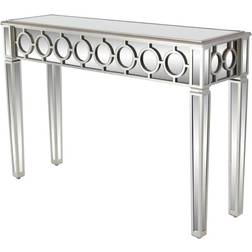 Litton Lane Geometric Console Table 14x47"