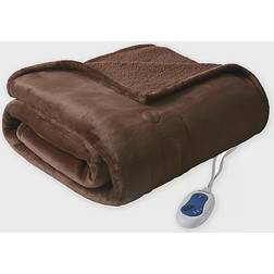 Beautyrest Berber Blankets Brown (177.8x152.4)