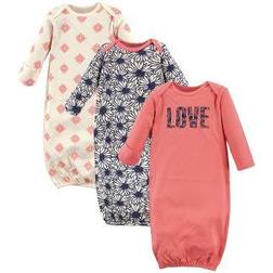 Touched By Nature Touched By Nature Organic Cotton Sleep Gown 3-pack - Love (10168682)