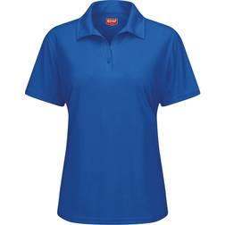 Red Kap Short Sleeve Performance Knit Flex Series Pro Polo Women - Royal Blue