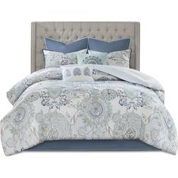 Madison Park Isla Bedspread Blue (264.16x233.68)