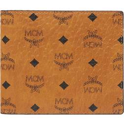 MCM Small Bifold Wallet - Cognac