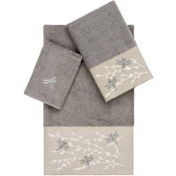 Linum Home Textiles Braelyn Towel Gray (137.16x68.58)