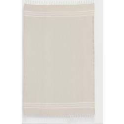 Linum Home Textiles Luxe Herringbone Bath Towel Beige (172.72x101.6)