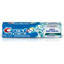 Crest Premium Plus Anti-Bacterial Smooth Peppermint 198g