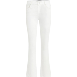 Hudson Barbara High Rise Bootcut Crop Jean - White