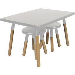 Acessentials Kid's Dipped Table & Stool Set