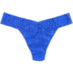 Hanky Panky Daily Lace Original Rise Thong - Bold Blue