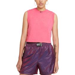 Nike Women's Sportswear Washed Cropped Tank Top - Sunset Pulse