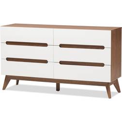 Baxton Studio Calypso Chest of Drawer 56x31.3"