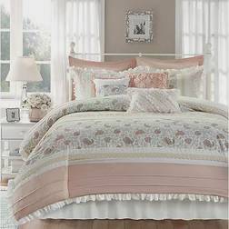 Madison Park Dawn Bedspread Pink (264.16x233.68)