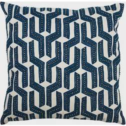 Safavieh Chauncy Complete Decoration Pillows White, Blue (50.8x50.8cm)