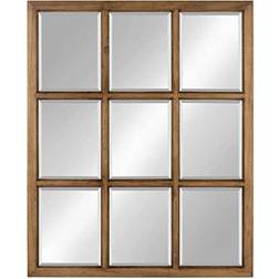 Kate and Laurel Hogan Windowpane Framed Wall Mirror 26x32"