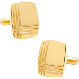 Cufflinks Inc Tartan Plaid Cufflinks - Gold