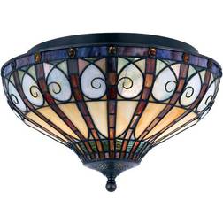 QUOIZEL Ava Ceiling Flush Light 14"