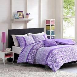 Mi Zone Riley Bedspread Purple (228.6x218.44)