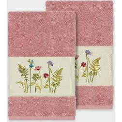 Linum Home Textiles Serenity Embellished Guest Towel Pink (76.2x40.64cm)