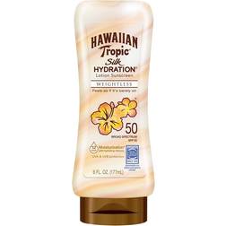 Hawaiian Tropic Silk Hydration Lotion Sunscreen Weightless SPF50 177ml