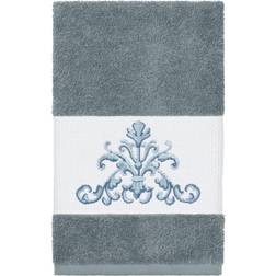 Linum Home Textiles Scarlet Embellished Guest Towel Green (76.2x40.64cm)
