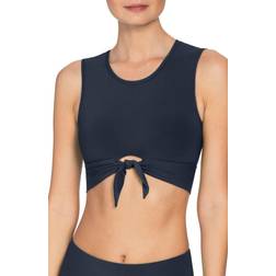 Robin Piccone Ava Knot Bikini Top - Navy