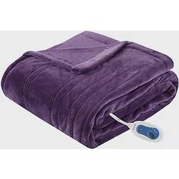 Beautyrest Heated Plush Blankets Purple (177.8x152.4cm)